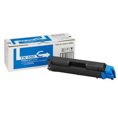 Original Kyocera TK-590C 1T02KVCNL0 Toner cyan