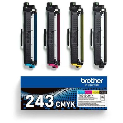 Original Brother TN-243CMYK Toner Set schwarz cyan magenta gelb 4 Stück