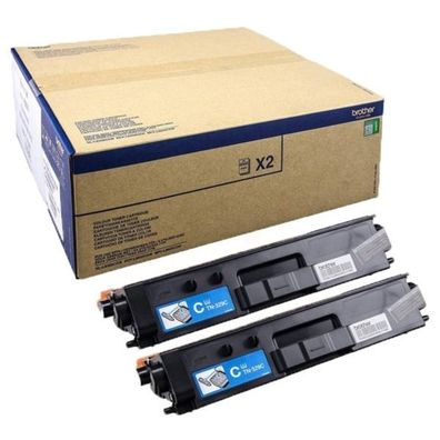 Original Brother TN-329CTWIN Toner Doppelpack cyan 2 Stück