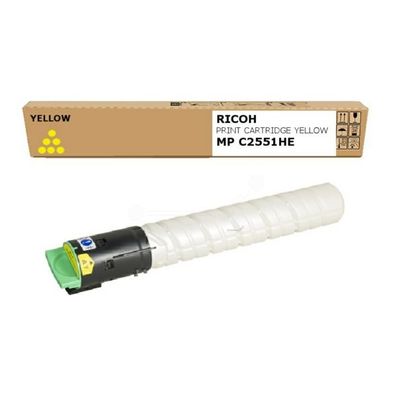 Original Ricoh TYPE MPC 2551 HE 842062 841507 842466 Toner gelb