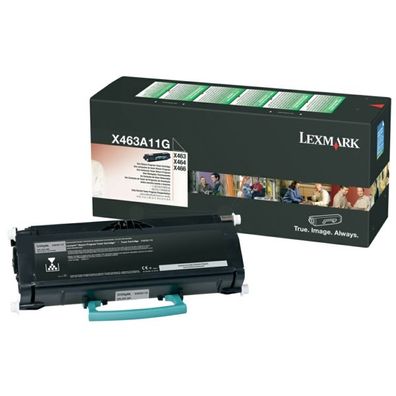 Original Lexmark X463A11G 0X463A11G Toner schwarz