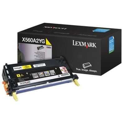 Original Lexmark X560A2YG 0X560A2YG Toner gelb
