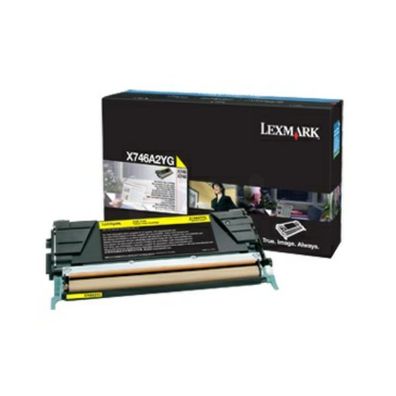 Original Lexmark X746A3YG 0X746A3YG Toner gelb