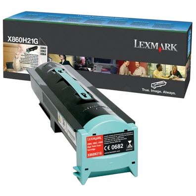 Original Lexmark X860H21G 0X860H21G Toner schwarz