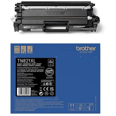 Original Brother TN-821XLBK Toner schwarz