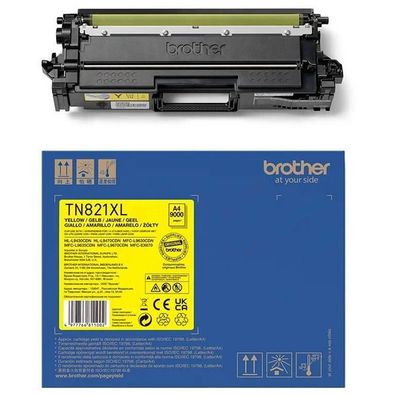Original Brother TN-821XLY Toner gelb