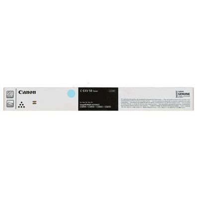 Original Canon C-EXV58L 3767C002 Toner cyan