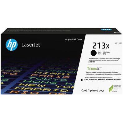 Original HP 213X W2130X Toner schwarz