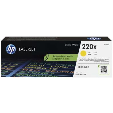 Original HP 220X W2202X Toner gelb