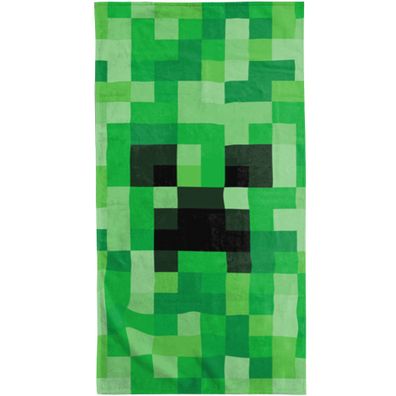 Minecraft Badetuch Creeper 75x150 cm Strandtuch Handtuch