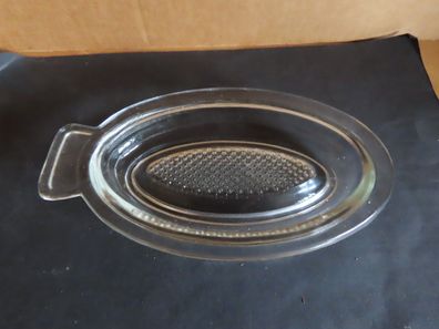 Zitrusreibe Zitonenreibe Apfelreibe Glas ca. 19,5 cm L