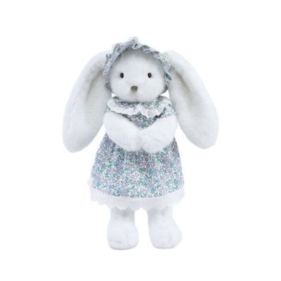 BobyBobo Plüschspielzeug Hase mit Blumen Kleid 42 cm Süßes Stofftier