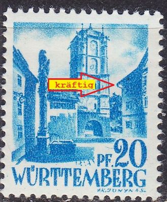 Germany Alliiert Franz. Zone [Württemberg] MiNr 0007 yv I ( * */mnh )