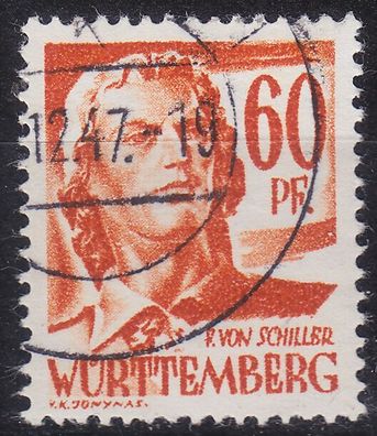 Germany Alliiert Franz. Zone [Württemberg] MiNr 0010 yv ( O/used )