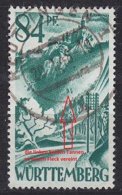 Germany Alliiert Franz. Zone [Württemberg] MiNr 0012 yv II ( O/used )