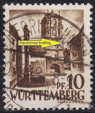 Germany Alliiert Franz. Zone [Württemberg] MiNr 0017 y I ( O/used )