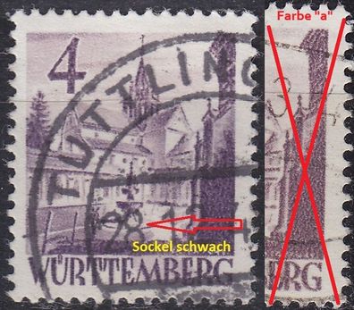 Germany Alliiert Franz. Zone [Württemberg] MiNr 0029 y c V ( O/used )