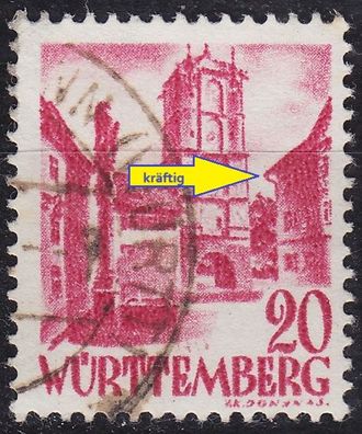 Germany Alliiert Franz. Zone [Württemberg] MiNr 0034 y I ( O/used )