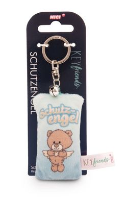 Schlüsselanhänger Mini Plüschkissen "Schutzengel" m. Glöckchen, NICI, 62121