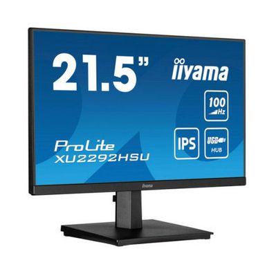 IIYAMA 54.5cm (21,5") XU2292HSU-B6, 16:9, HDMI+DP+USB IPS bl