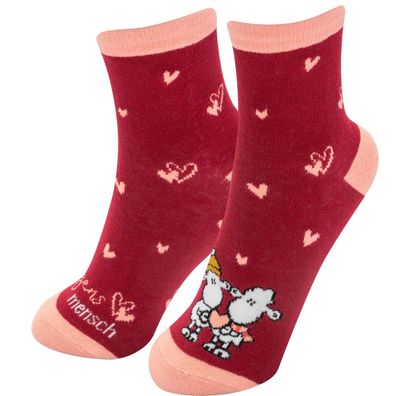 Sheepworld Winter 2025 Zaubersocken Frauen Motiv Herzensmensch Gr. 36 - 40 Neuware