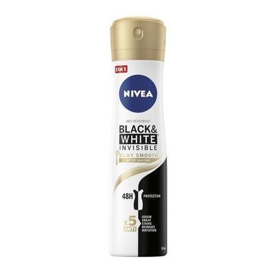 Nivea Anti-Transpirant Seidenweich Schwarz-Weiss Spruehkopf 250ml