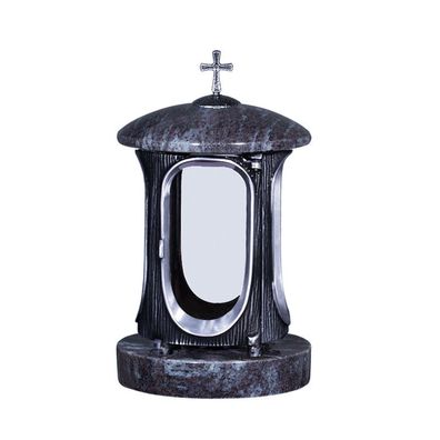 Grablaterne Grablampe Grablicht Grab-lampe Friedhofslaterne Granit Orion
