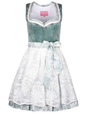 Krüger Dirndl Valea 50er Länge türkis - Größe: 40