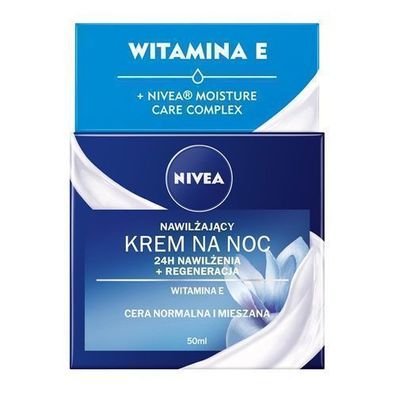Nivea Feuchtigkeitsspendende Nachtcreme, 50 ml