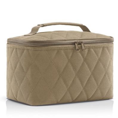 reisenthel cosmetic case ML, rhombus olive, Unisex