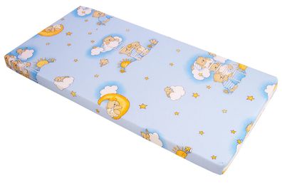Best For Kids Babymatratze70x140 cm, omfortable Schaumstoffmatratze mit Baumwollbezug