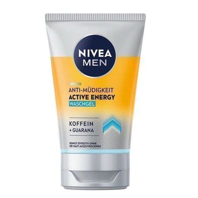 Nivea Men Active Energy Belebendes Gesichtsreinigungsgel, 100 ml