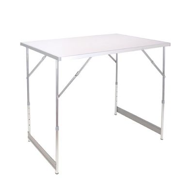Tapeziertisch klappbar, Arbeitstisch, Mehrzwecktisch höhenverstellbar, weiß : weiß
