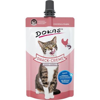 Dokas Cat Snack-Creme Huhn & Garnele 14 x 90g