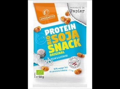 Landgarten 6x Bio Soja Snack Original 50g 50g