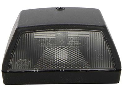 HELLA Kennzeichenleuchte Anbau oberhalb mit 72 mm Schraubenabstand, Öffung in