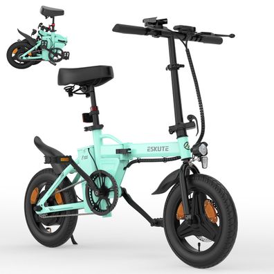14 Zoll E-Bike Mini-Faltbares Elektrofahrrad 250W Reichweite 29km