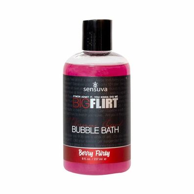 Sensuva Big Flirt Bubble Bath Berry Flirty