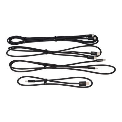 60W USB-C Schnellladekabel Set 4-teilig – Schnell & langlebig