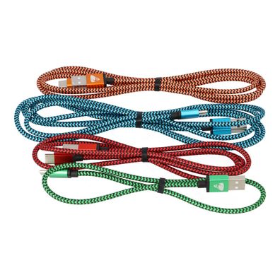 USB-C Schnellladekabel 4er-Set – 0,5m bis 2m