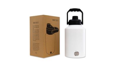 Brotzeit Magnum Thermosflasche 3800 ml Edelstahl weiß