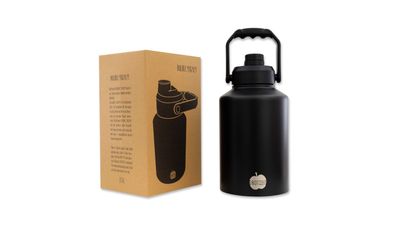 Brotzeit Magnum Thermosflasche 3800 ml Edelstahl schwarz