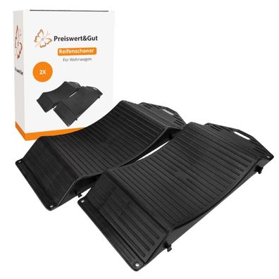 2x Reifenschoner 13-18 Zoll - Reifenschutz Stecksystem bis 1250kg Reifenschuh Set