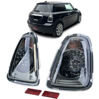 LED Rückleuchten Klarglas Schwarz Smoked für Mini One Cooper R56 2006-2010
