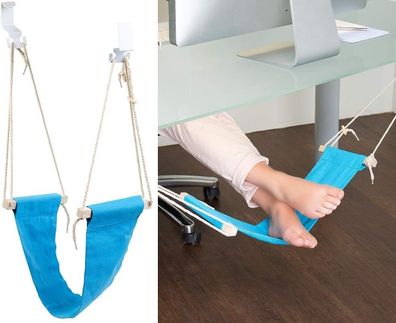 NEU Fuß Hängematte am Schreibtisch Echtholz Stäbe für Entspannung Entlastung OP