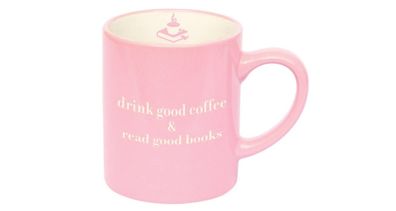 libri x Becher drink good coffee & read good books