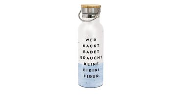 ppd Paperproducts Design Steel Bottle Isolierflasche 500 ml Bikinifigur