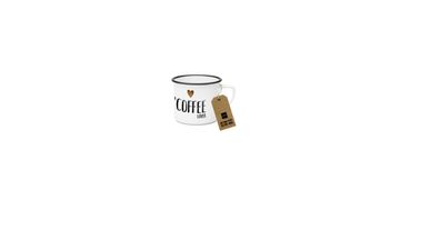 ppd Paperproducts Design Happy Metal Mug 400 ml Coffee Lover
