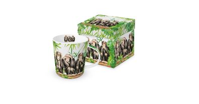 ppd Paperproducts Design Trend Mug in Geschenkbox Three Apes