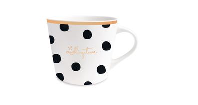 Schreibkram Manufaktur Goldstücke Tasse Porzellan 420 ml 12 x 8,5 cm Lieblingstasse